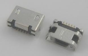 micro usb 母座,MICRO 5P 牛角型 短針_電子元器件_世界工廠網中國產品信息庫